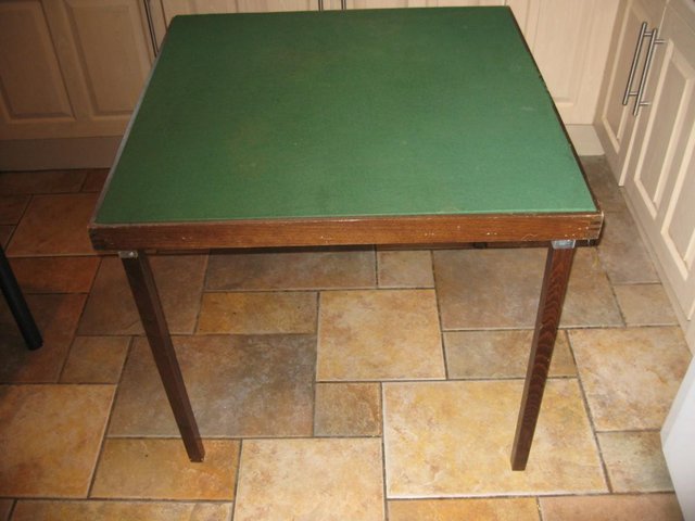 Preview of the first image of CARD / BRIDGE TABLE IN NICE CONDITION.
