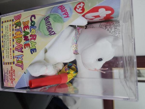 Image 1 of 1 Brand new, still in box, Ty colour me Beanie birthday kit