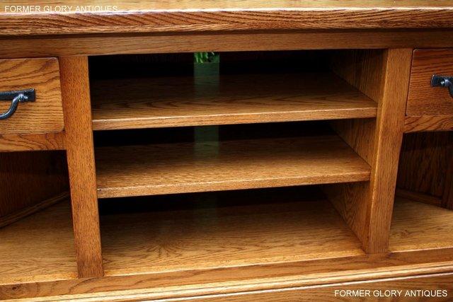 Image 62 of AN OLD CHARM FLAXEN OAK CORNER TV CABINET STAND MEDIA UNIT