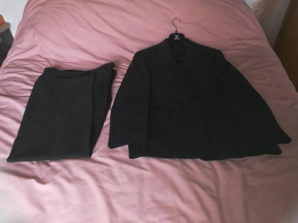 Image 1 of Bought brand new mens black italian suit quality assured