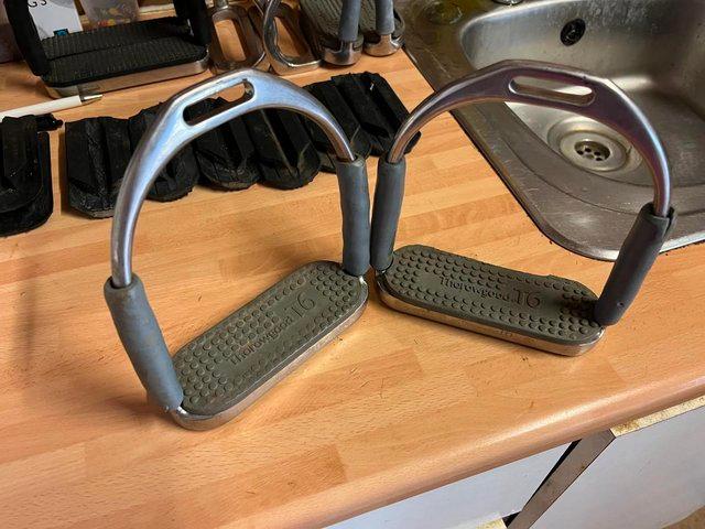 Preview of the first image of Stirrup Irons for adults/larger sizes.