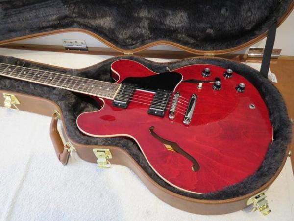 Image 3 of gibson es335 c2020,cherry red gloss