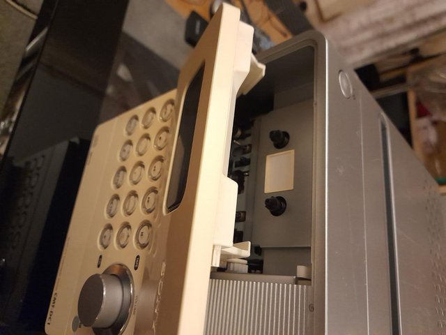 Preview of the first image of Sony RETRO 70s stereo system Cream and silver.  1970s.