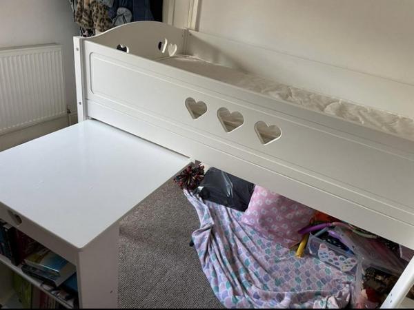 Image 2 of Single bed, mid-sleeper with desk
