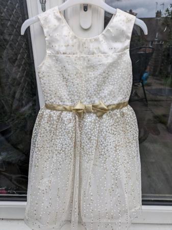 Image 3 of Jona Michelle girls White Sleeveless dress