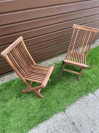 Image 3 of Pair Child's wooden chairs