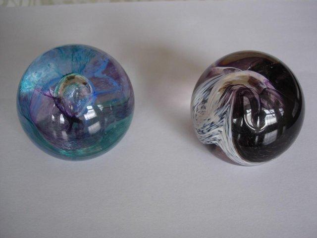 Preview of the first image of TWO CAITHNESS GLASS PAPERWEIGHTS.