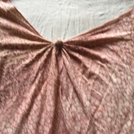 Image 3 of Size 16 PRINCIPLES 3/4 Sleeve Pinks Knotted Neck Top