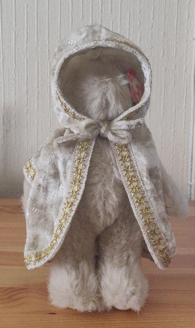 Preview of the first image of Ty Gwyndolyn All that Glitters Jointed Bear with Velvet Cape.