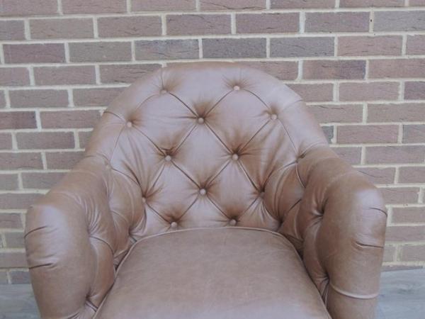 Image 9 of M&S Compact Chesterfield Tub Armchair (UK Delivery)
