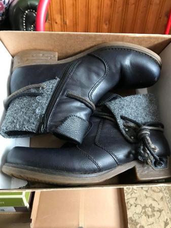 Image 1 of Rieker leather boots brand new