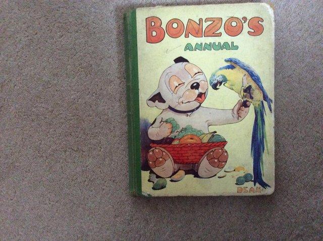 Preview of the first image of Bonzo’s Annual 1950 Vintage Hardback.