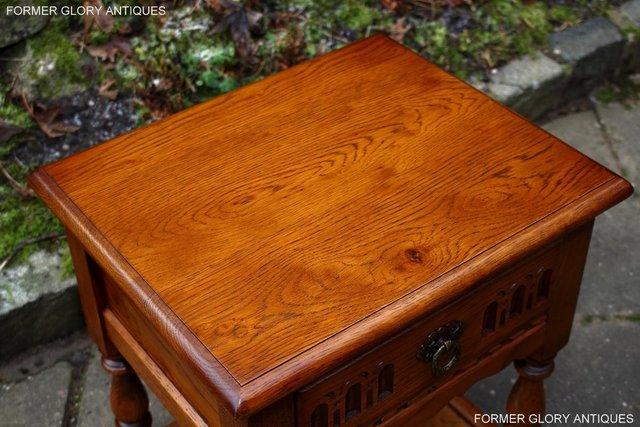 Image 94 of OLD CHARM LIGHT OAK PHONE LAMP TABLE BEDSIDE CABINET STAND