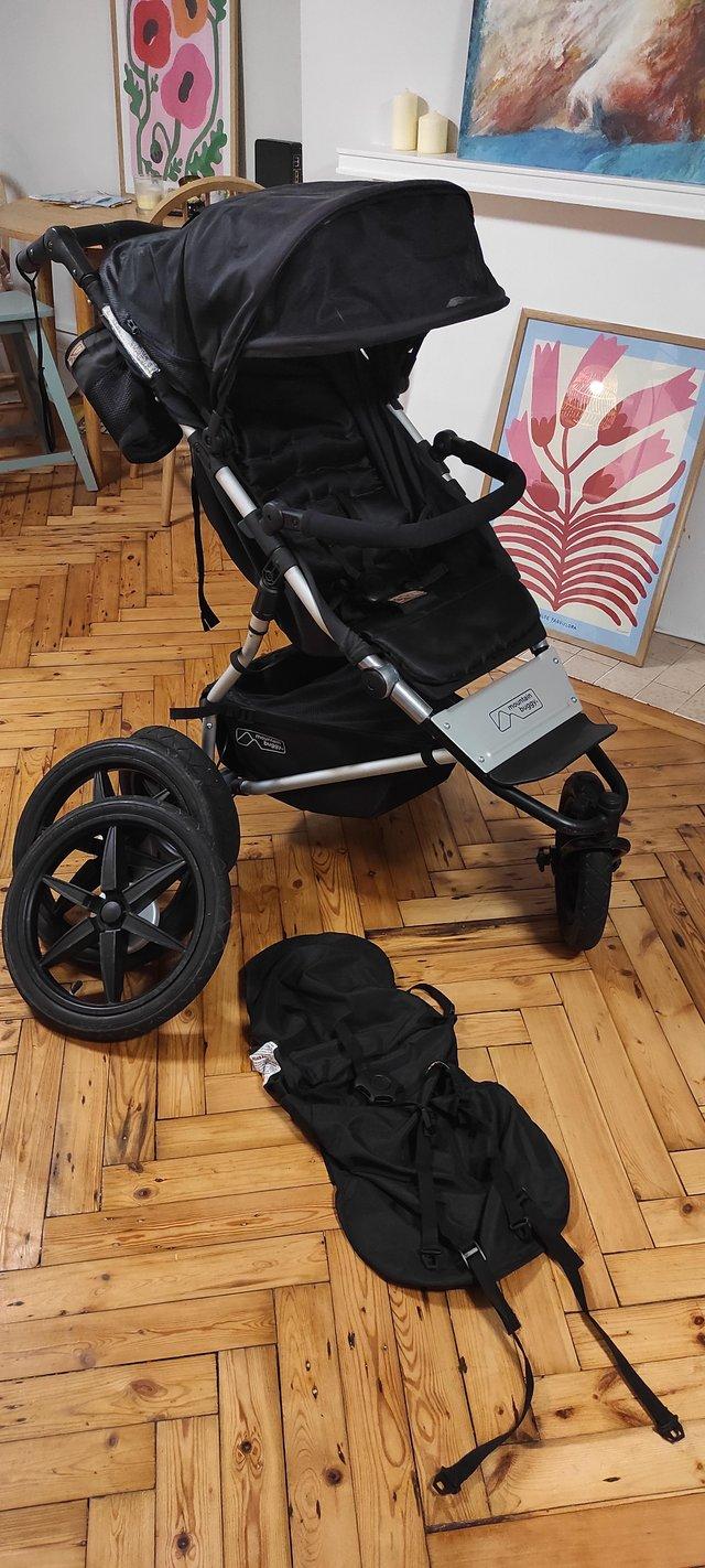 Preview of the first image of Mountain Buggy TERRAIN set- carseat + carrycot inc. RRP£899).