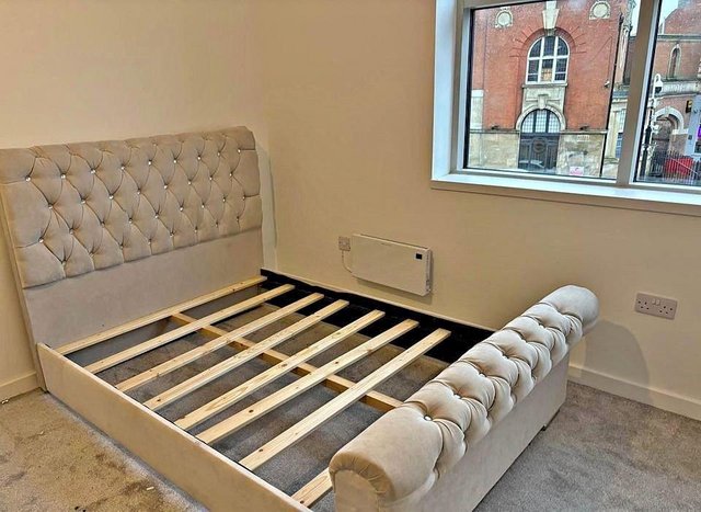Preview of the first image of Brand new Bed available in ottoman and non ottoman.