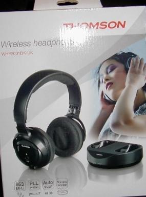 Preview of the first image of Thomson Wireless Headphones - Boxed.