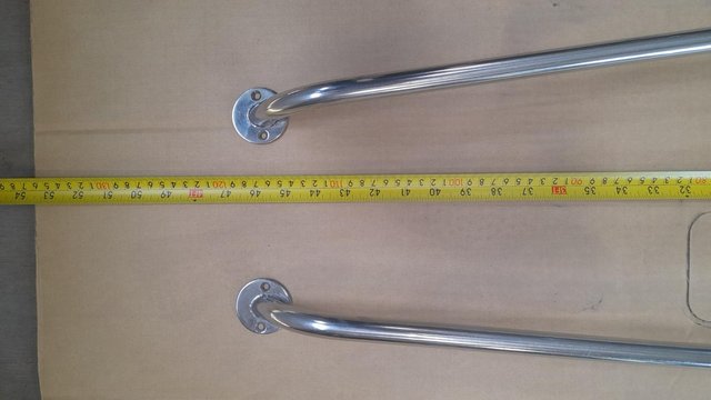 Image 3 of One pair of stainless steel handrails 3/4"od