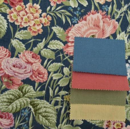 Image 3 of English Heritage Fabric – 3 sample pieces of Linen Union
