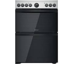 Image 1 of INDESIT S/S DOUBLE OVEN ELECTRIC CERAMIC COOKER-EX DISPLAY-