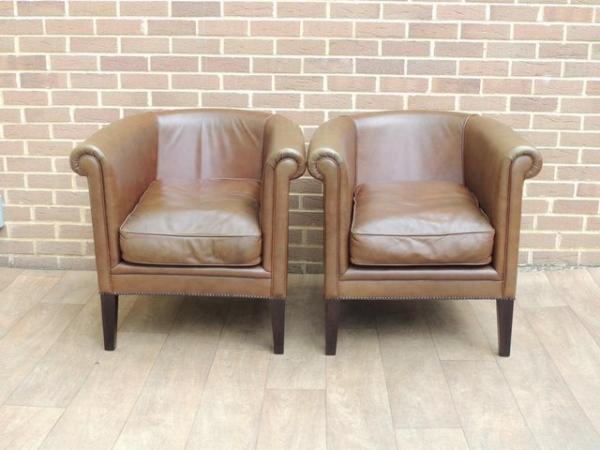 Image 2 of Pair of Laura Ashley Osborne Tub Chairs (UK Delivery)