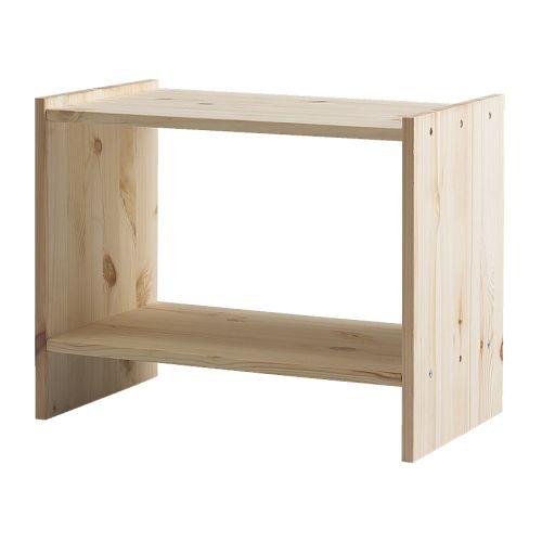 Preview of the first image of SOLD! RAST (IKEA) NATURAL WOOD SMALL BEDSIDE TABLES.