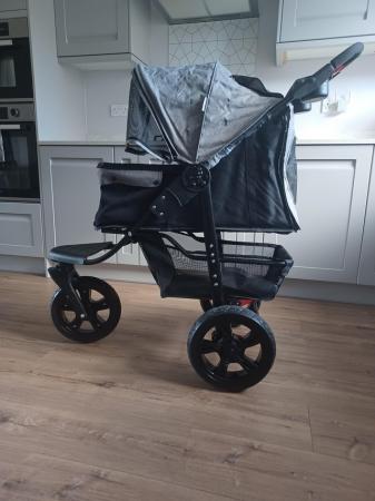 Image 4 of Dog stroller with raincover