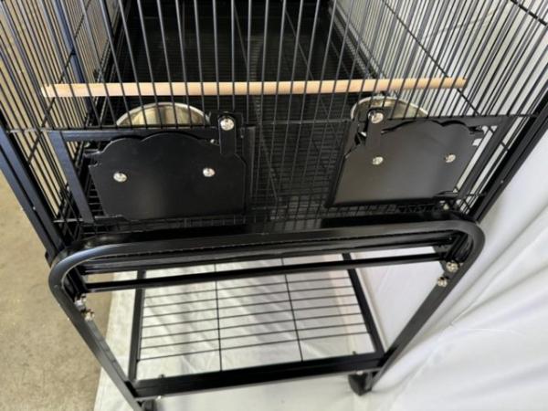 Image 5 of Parrot-Supplies Premium Double Flight Parrot Cage With Stand