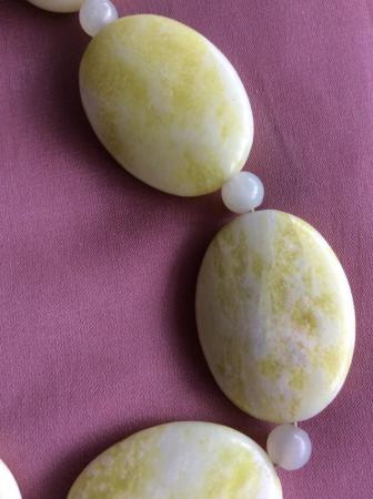 Image 2 of Vintage yellow gemstone necklace