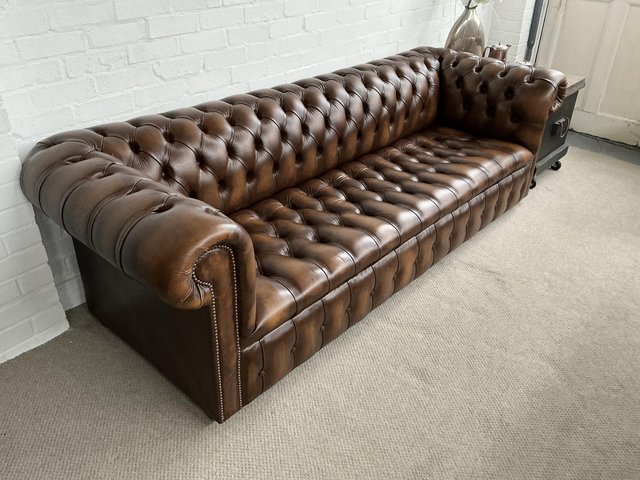 Immaculate 4 Seater Chesterfield Sofa. Matching pair availab — photo 4 of 4
