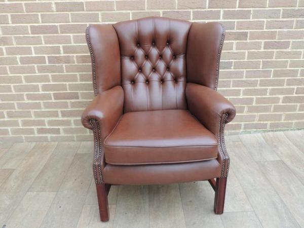 Image 3 of Chesterfield High Back Armchair (UK Delivery)