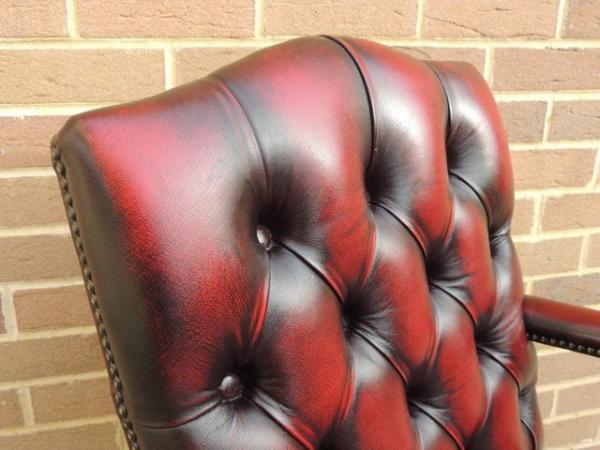 Image 19 of Gainsborough Chesterfield Ox Blood Chair (UK Delivery)