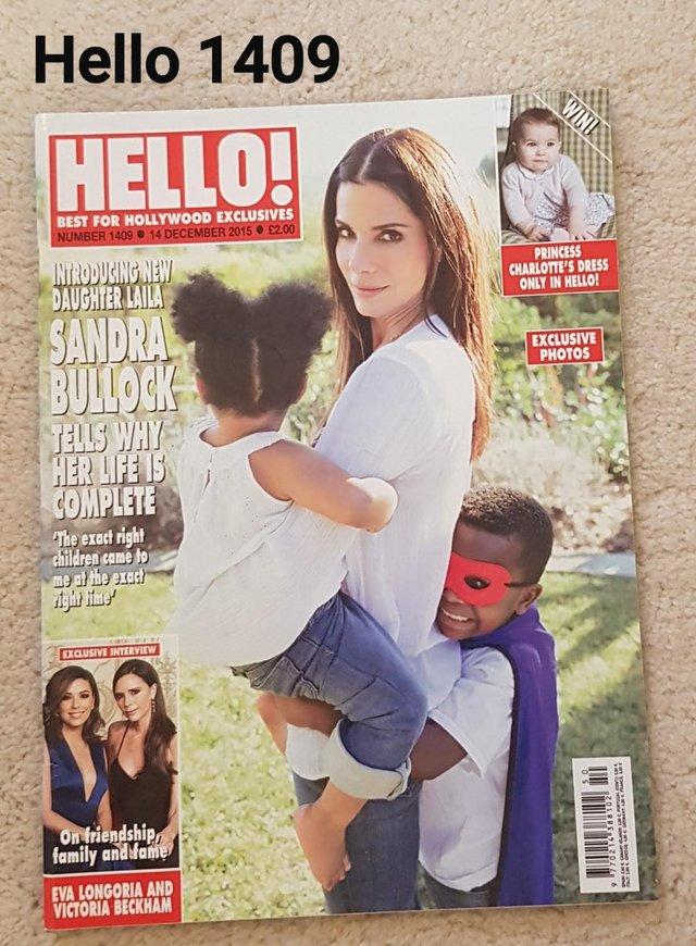 Preview of the first image of Hello Magazine 1409 - Sandra Bullock's Daughter Laila.