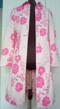 Image 2 of Oasis pink summer halter neck with cotton coat Size 10 or 36