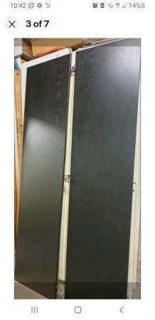 Image 5 of Ikea pax 2 door wardrobe black colour