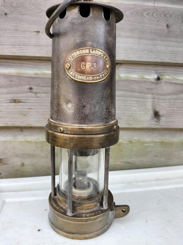 Preview of the first image of GPO Miners Safety Lamp Vintage.