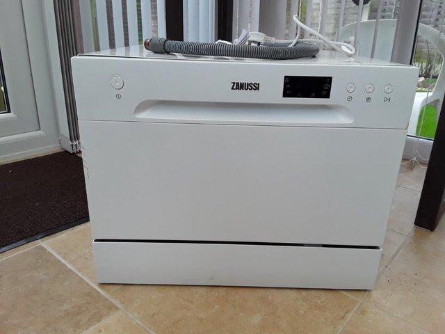 Preview of the first image of Zanussi Table Top Dishwasher ZDM17301WA.