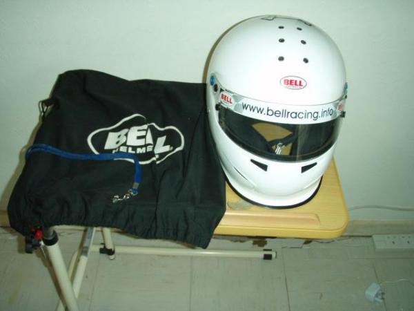 Image 2 of White Bell Motor racing Helmet