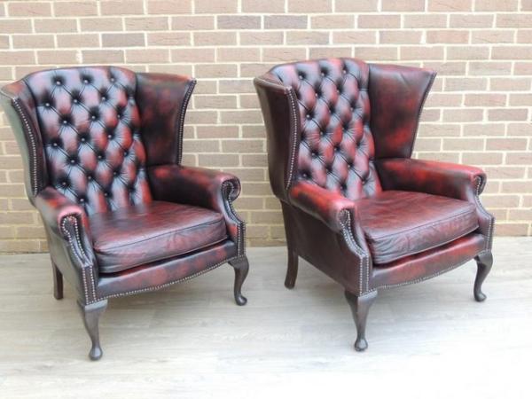 Image 9 of Chesterfield Vintage 3 piece Suite (UK Delivery)