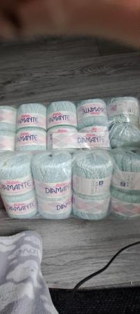 Image 2 of 18 + 50g balls of diamante wool, over 100 knitting patterns