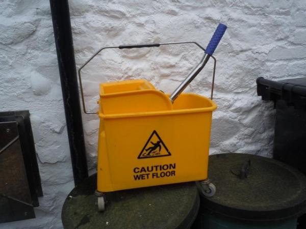 Image 1 of Professional Cleaning  20L Yellow Kentucky Mop Bucket