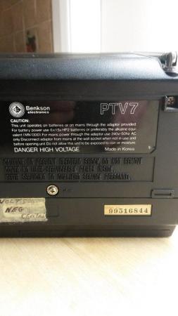 Image 2 of Benkson portable analogue television 12 volt