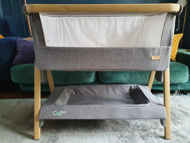 Preview of the first image of Baby Cot - Cozee Bedside Crib, Tutti Bambini.