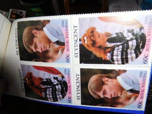 Image 1 of Stamps - Royal Wedding 1986 - Andrew and Sarah Ferguson