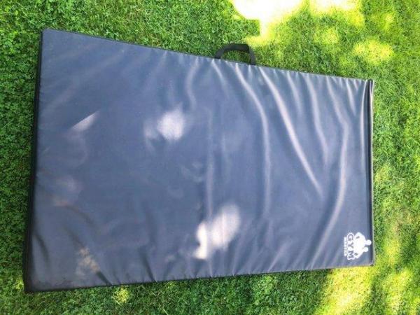 Image 3 of Gym mat with handles foam interior.