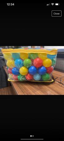 Image 1 of 2 bags of soft coloured balls good for little ones
