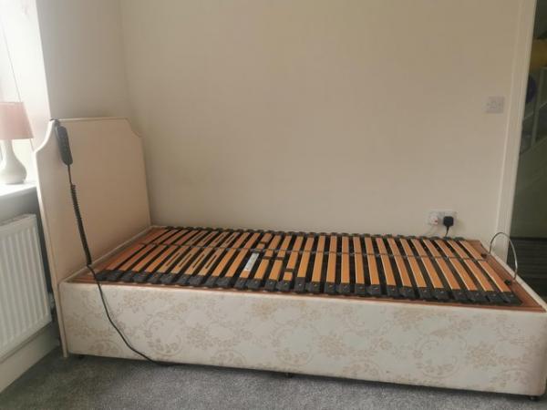 Image 1 of Adjustable Electric bed with headboard