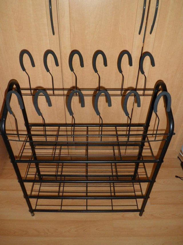 Preview of the first image of Ordex Shoe Rack holds 18 pairs.