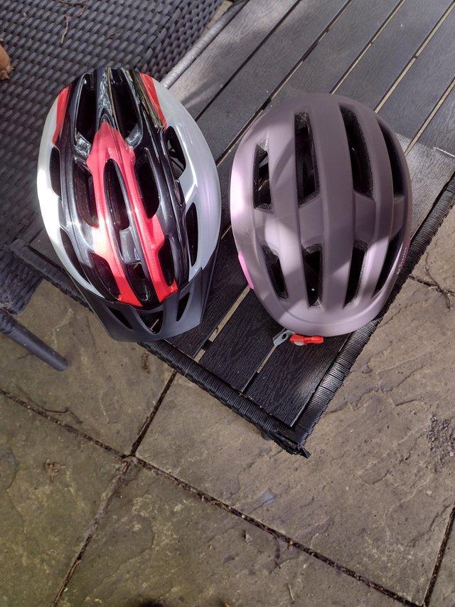 Preview of the first image of Cycle helmets for sale Trax and BTwin.