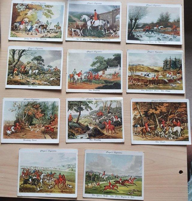 Preview of the first image of Players cigarette cards - OLD HUNTING PRINTS.
