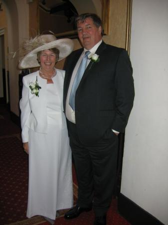 Image 3 of Full length, cream Mother of the Bride outfit